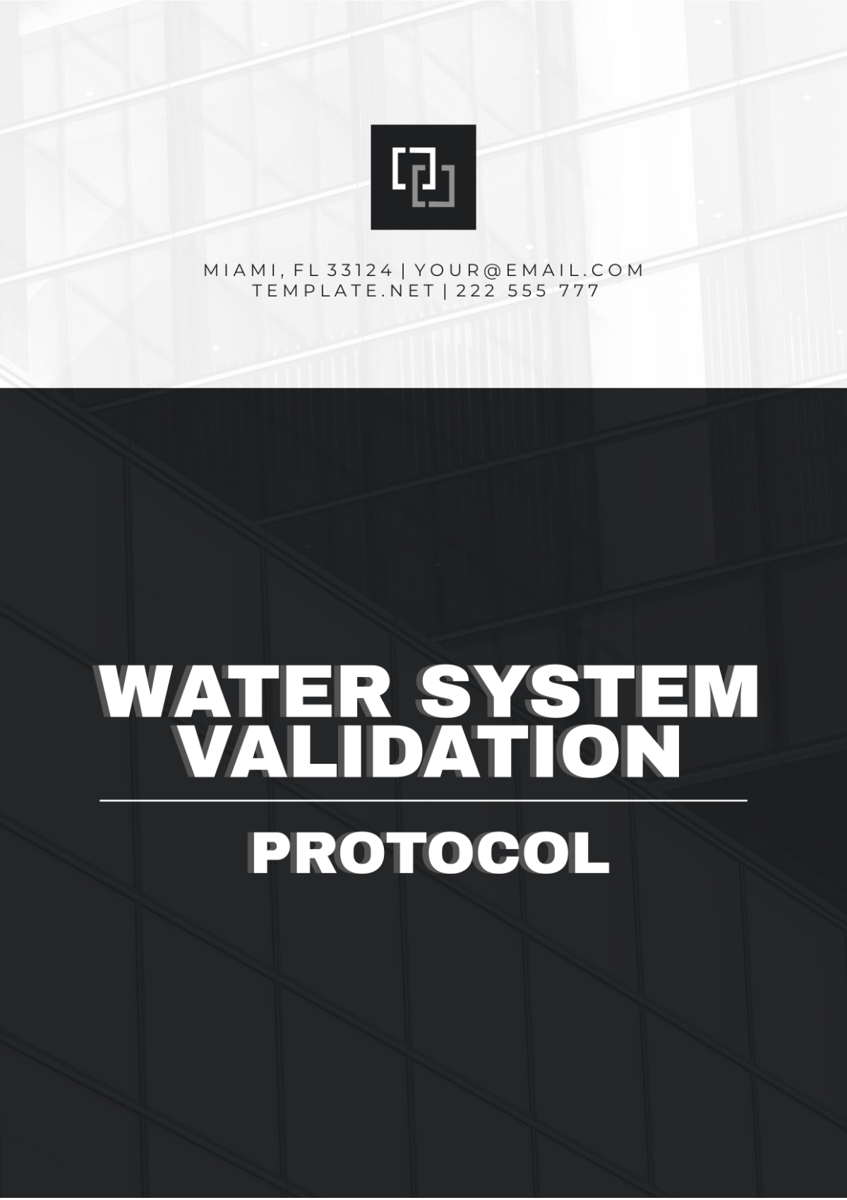 Free Water System Validation Protocol Template