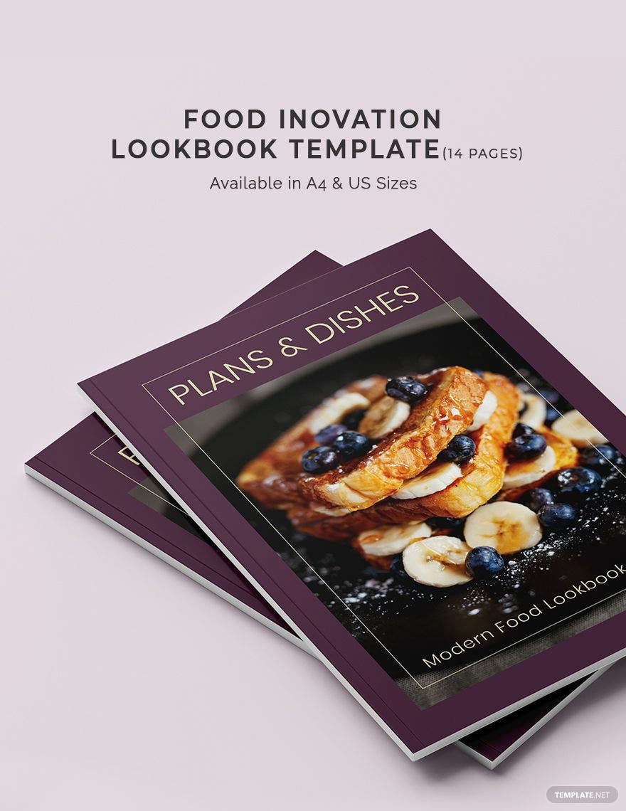 Food Innovation Lookbook Template