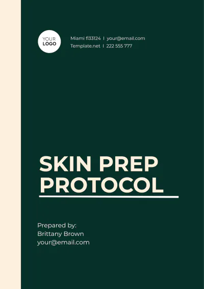 Free Skin Prep Protocol Template to Edit Online
