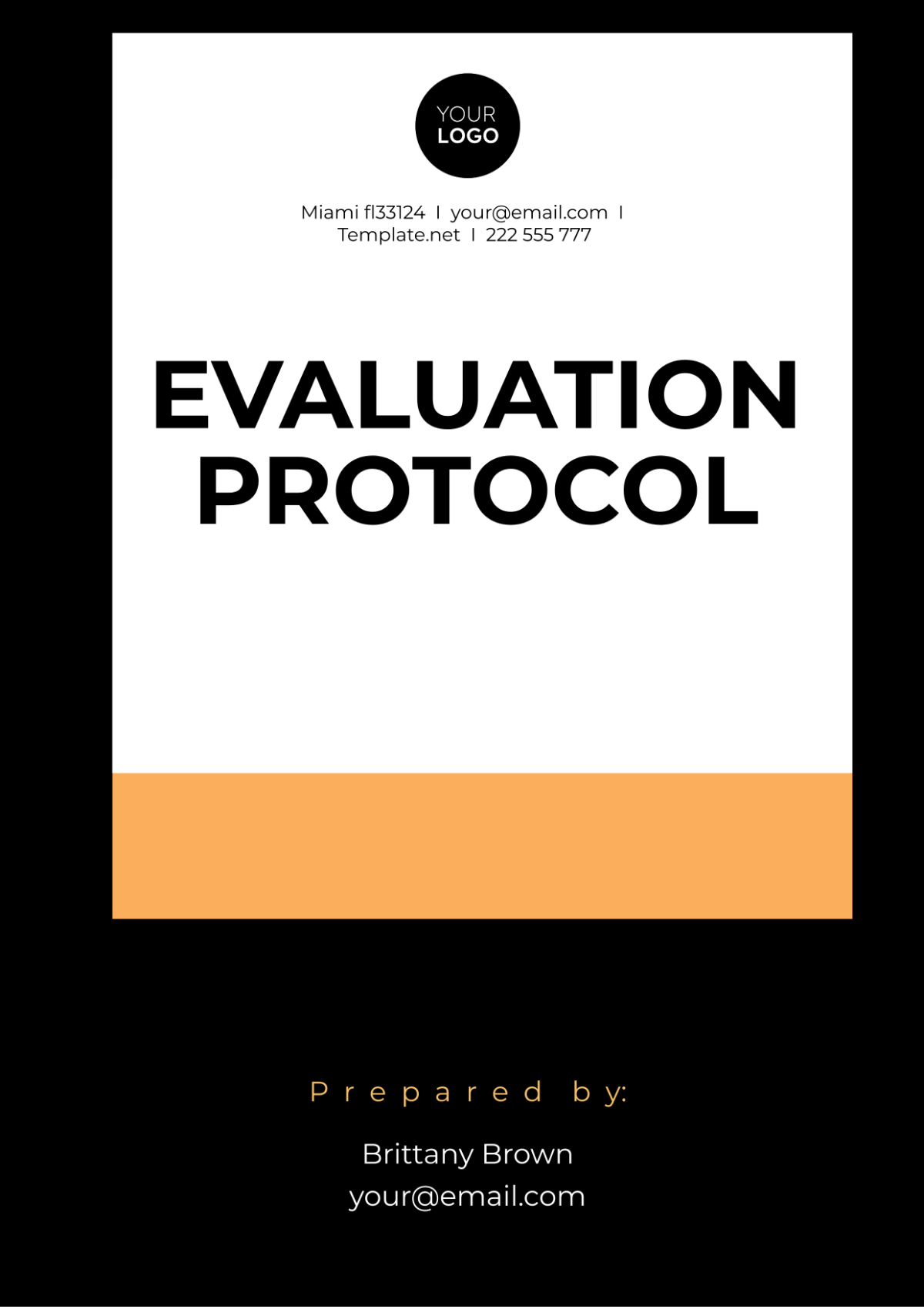 Free Evaluation Protocol Template