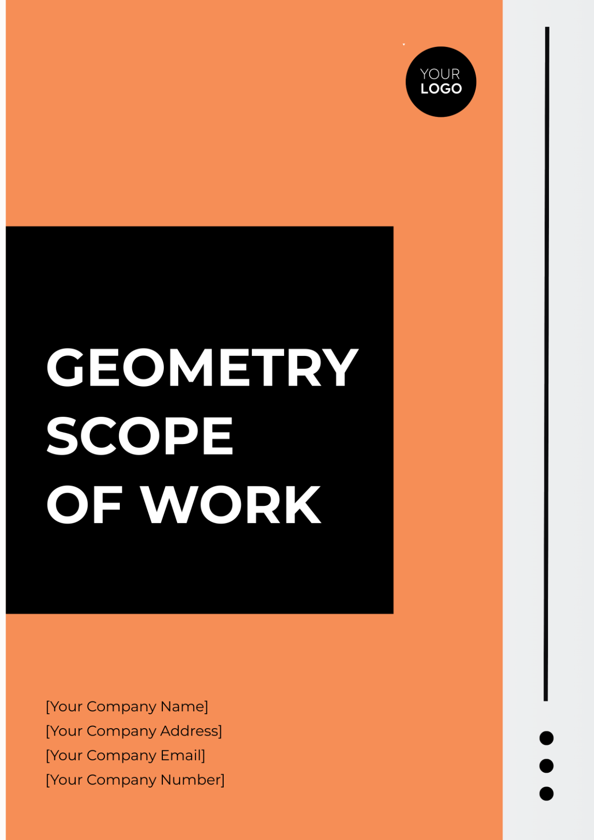 Geometry Scope of Work Cover Page