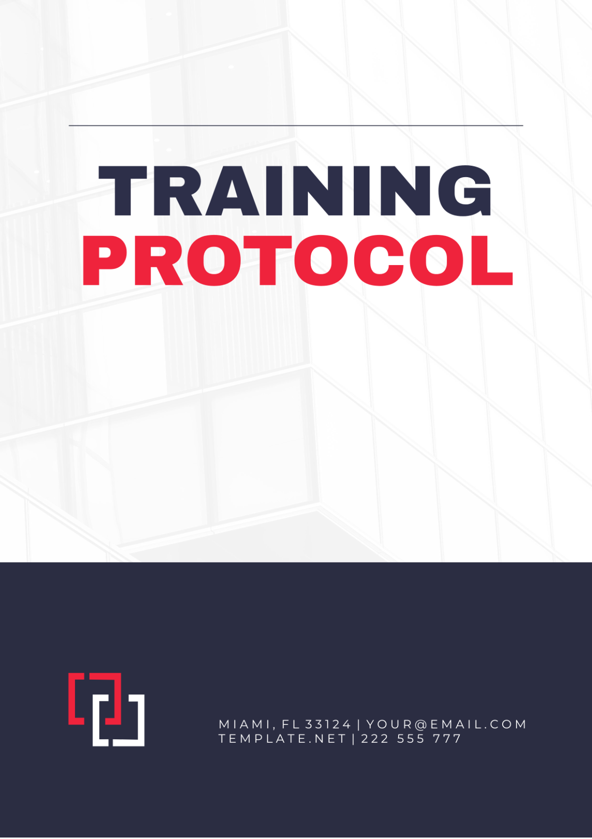 Training Protocol Template