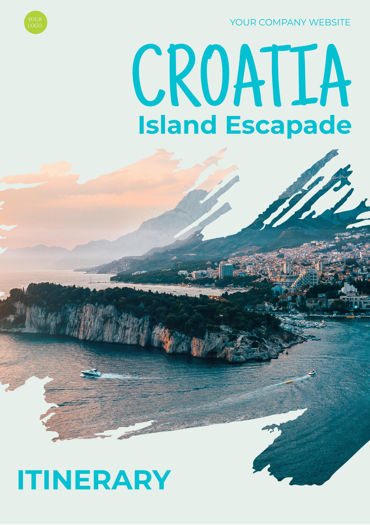 Croatia Island Hopping Itinerary Template