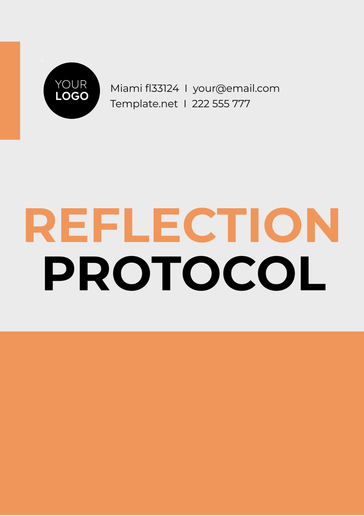 Reflection Protocol Template - Edit Online & Download