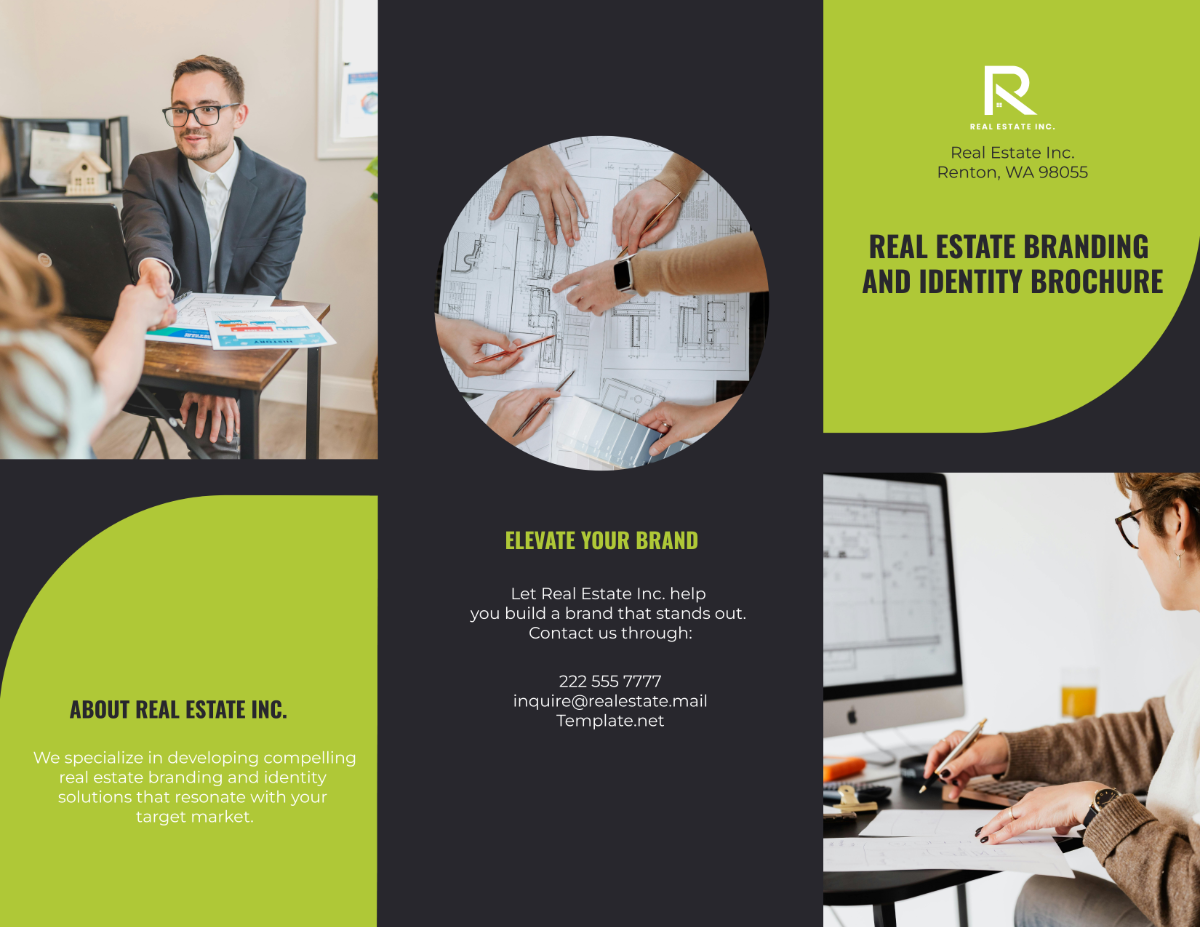 Real Estate Branding and Identity Brochure Template