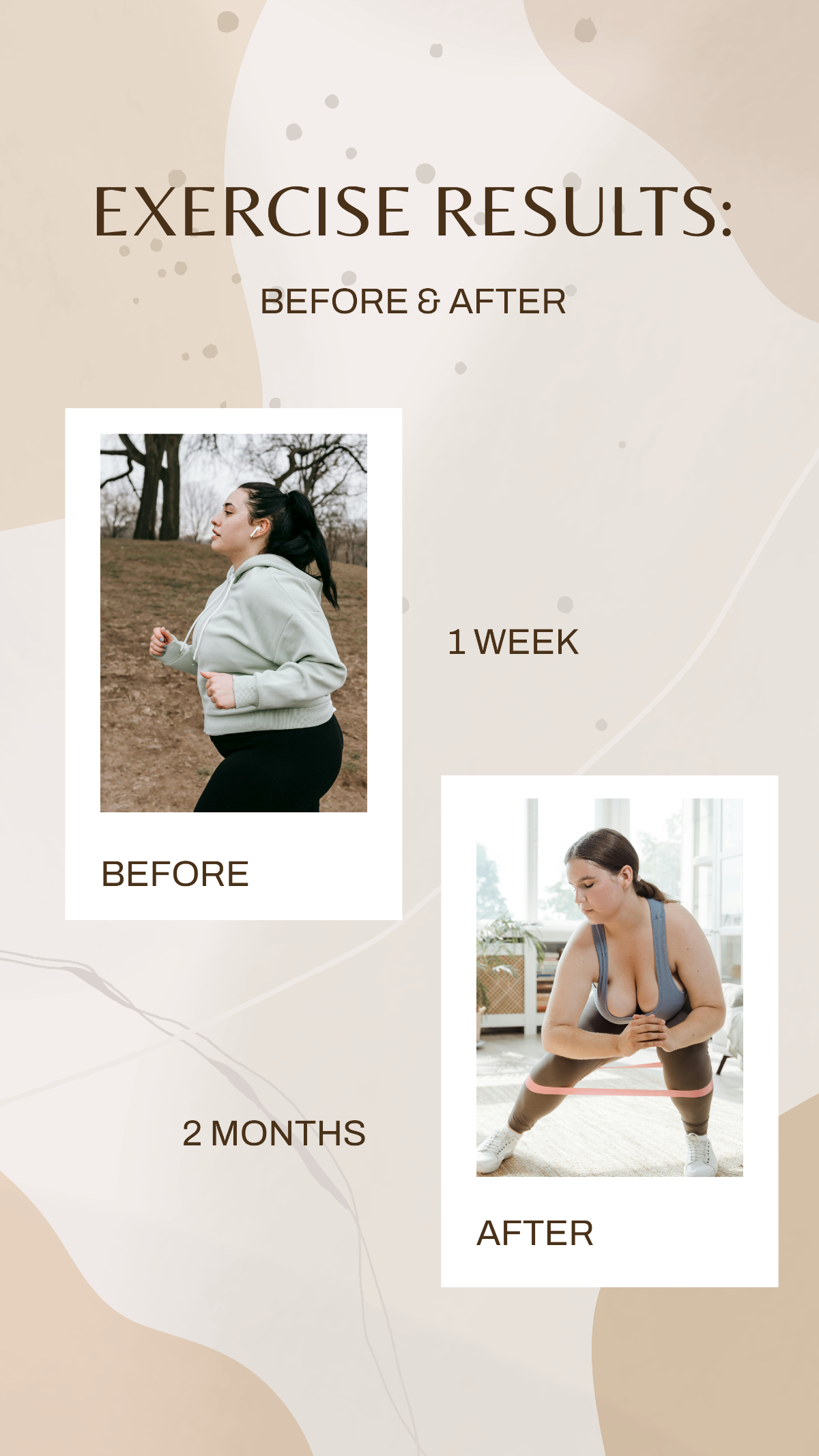 Free Exercise Before and After Instagram Post