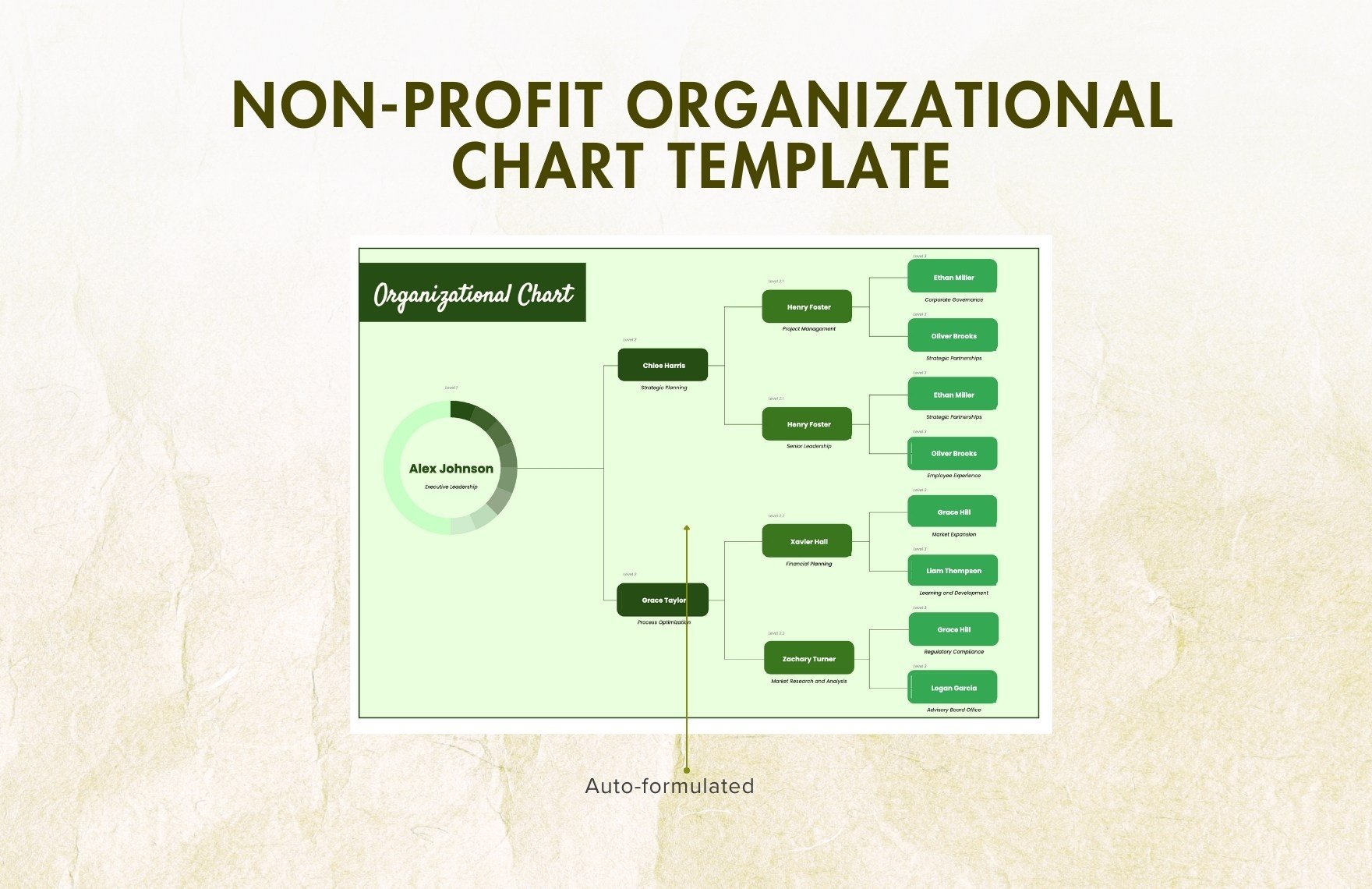 Non-profit Organizational Chart Template