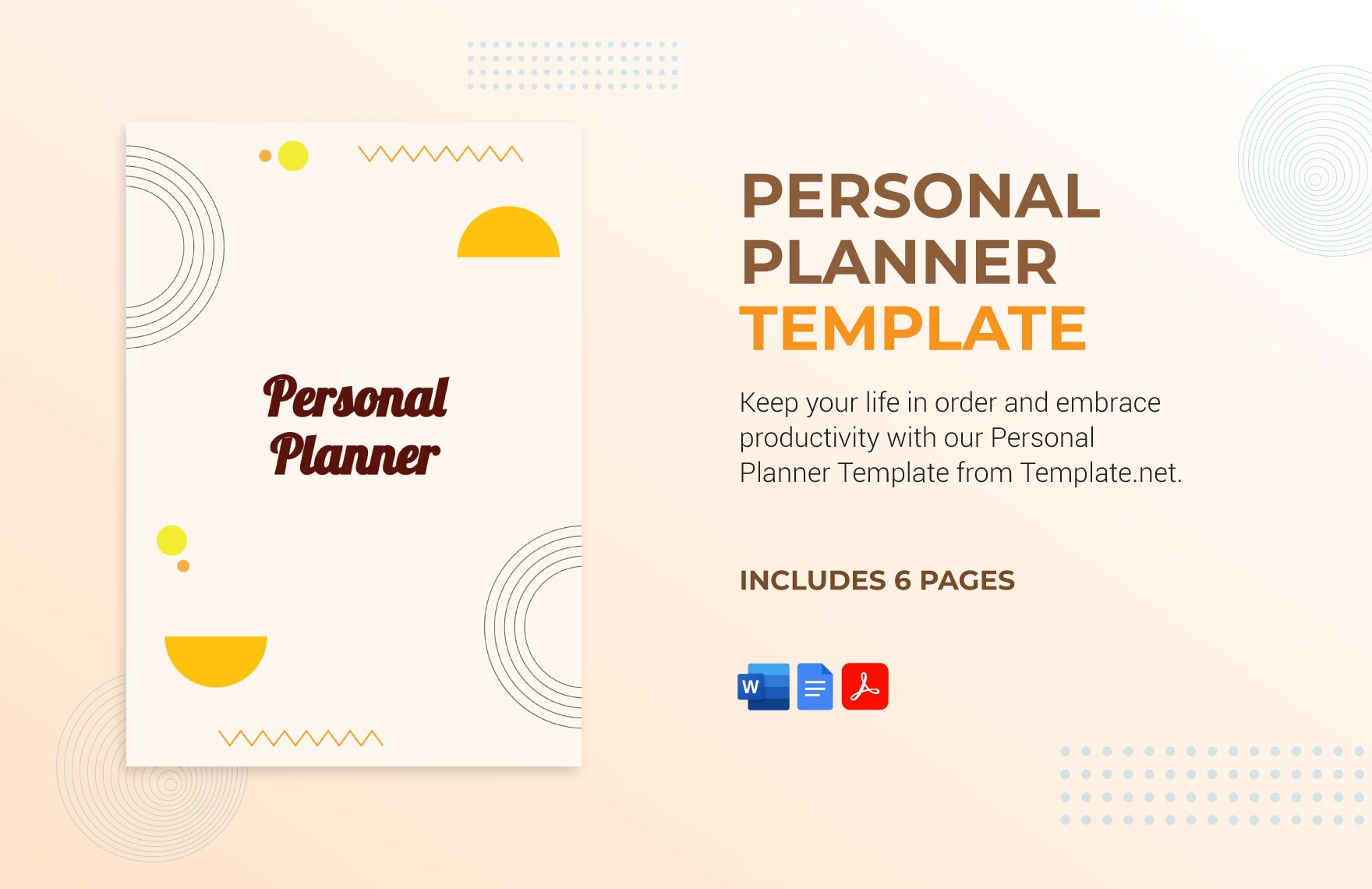 Personal Planner Template