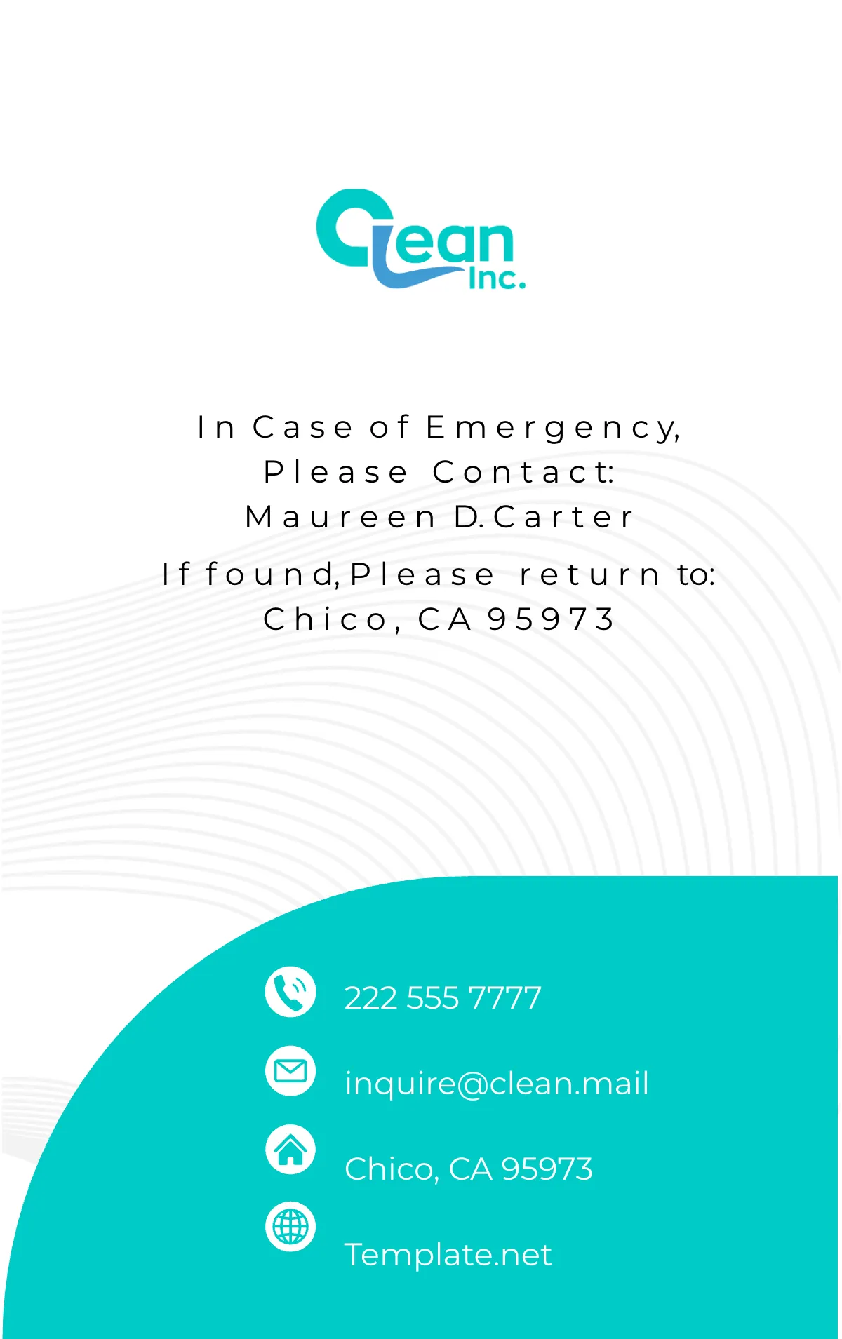 Free Medical Facility Sanitation Specialist ID Card Template to Edit Online