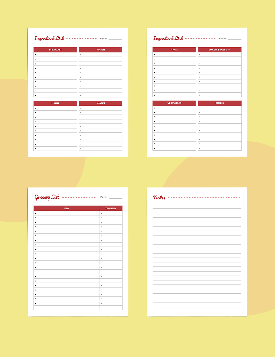 daily meal planner template