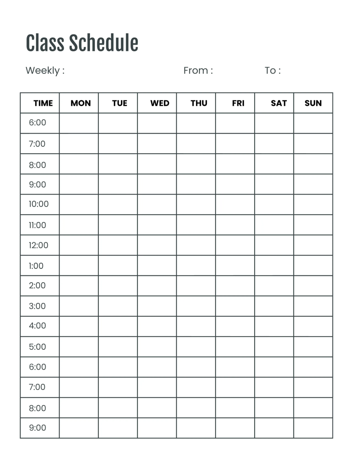 Free English Education Planner Template to Edit Online