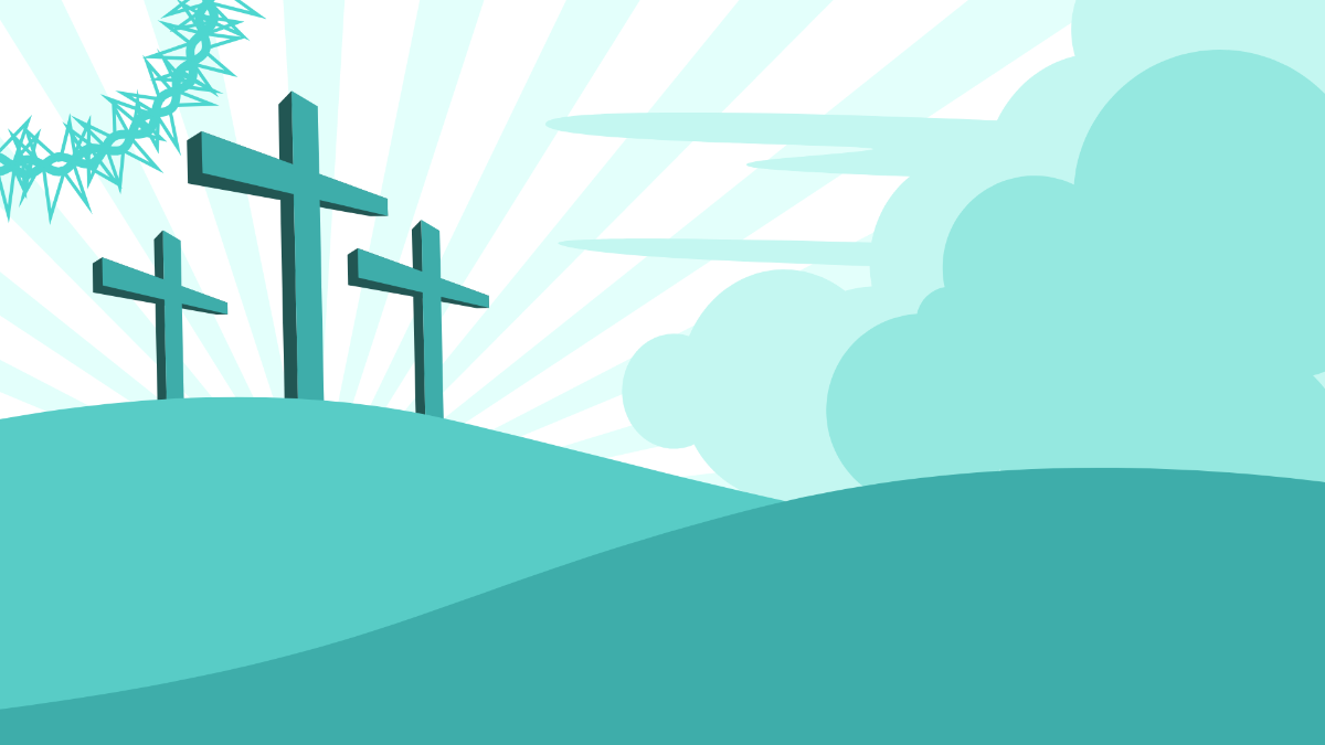 Free Good Friday Background Template