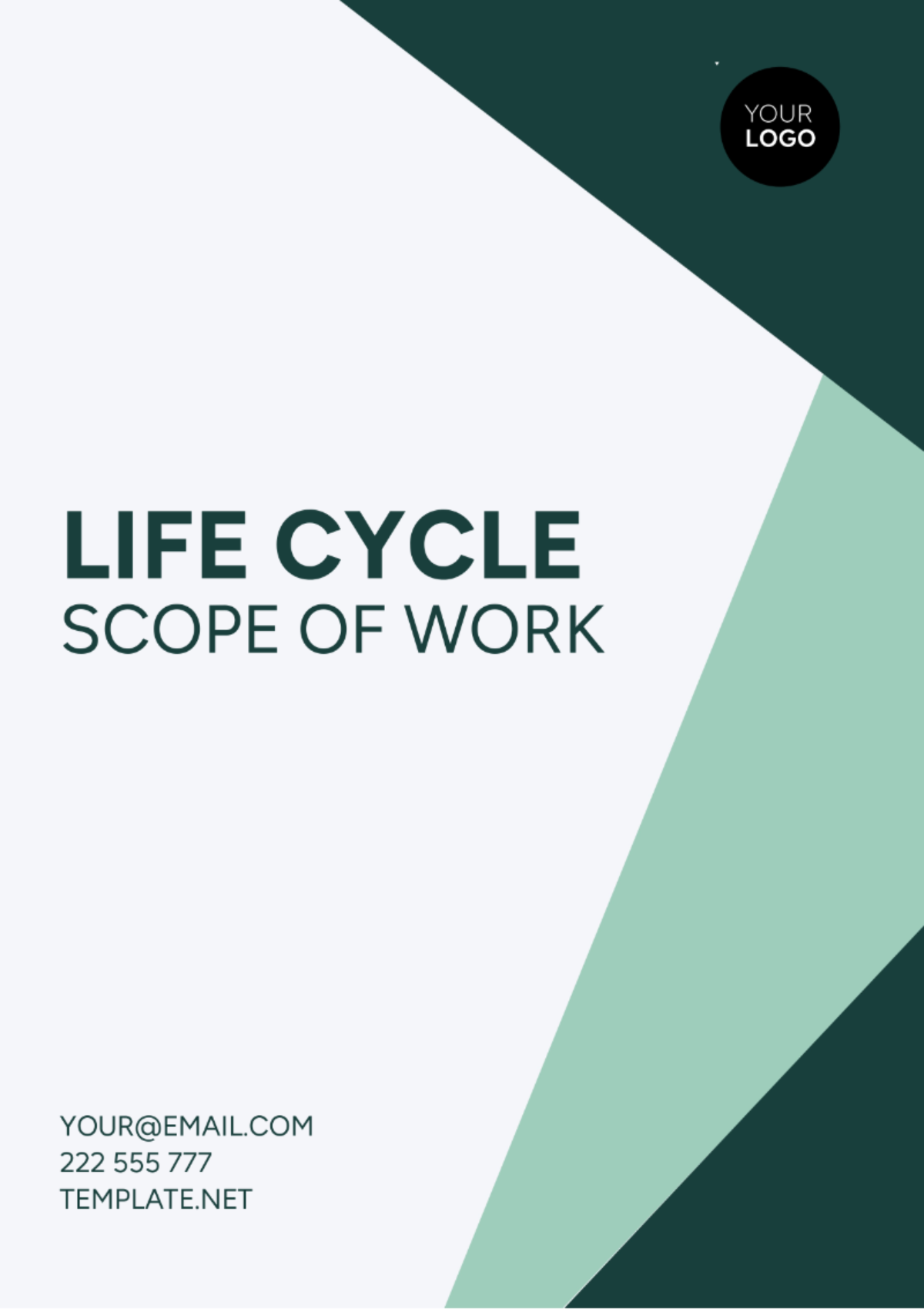 Free Life Cycle Scope Of Work Template