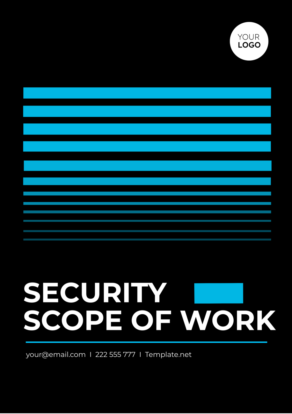 Security Scope Of Work Template