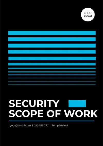 Free Security Scope Of Work Template to Edit Online