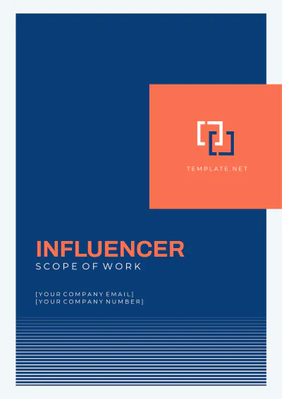 Free Influencer Scope Of Work Template to Edit Online