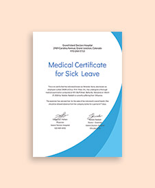 Free Medical Certificates [ Download, Editable, Printable ] | Template.net