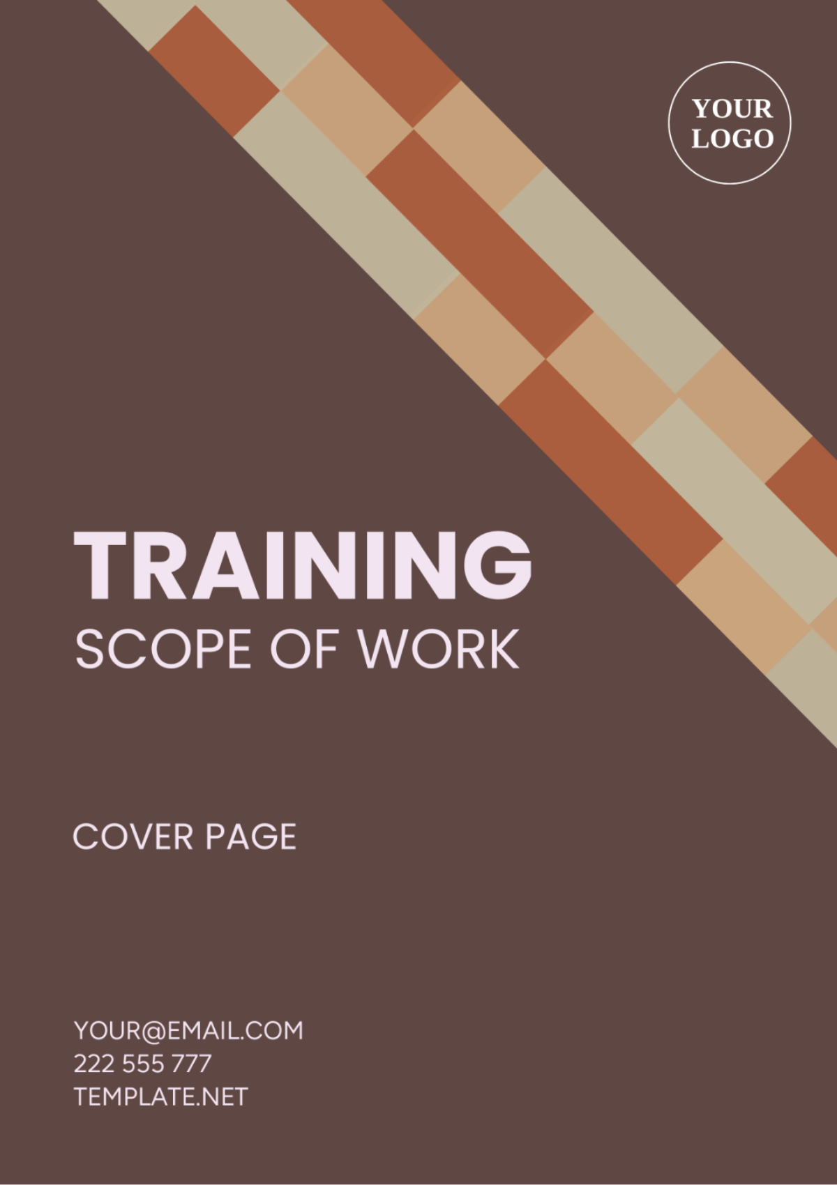 Free Training Scope of Work Template
