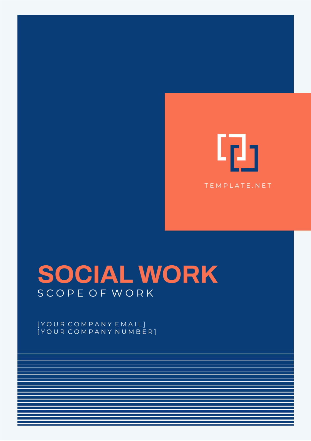 Free Social Work Scope Of Work Template