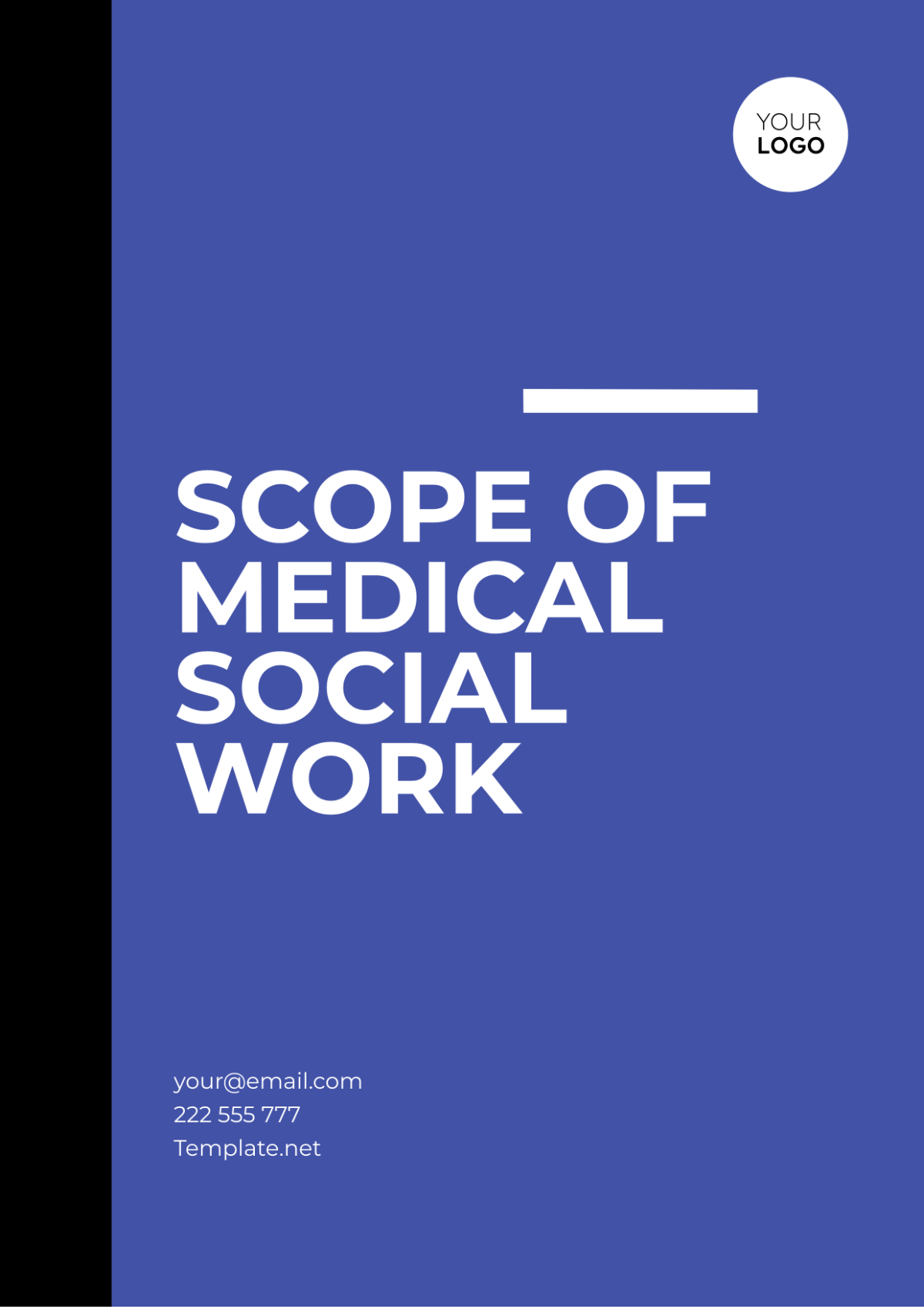 Scope Of Medical Social Work Template