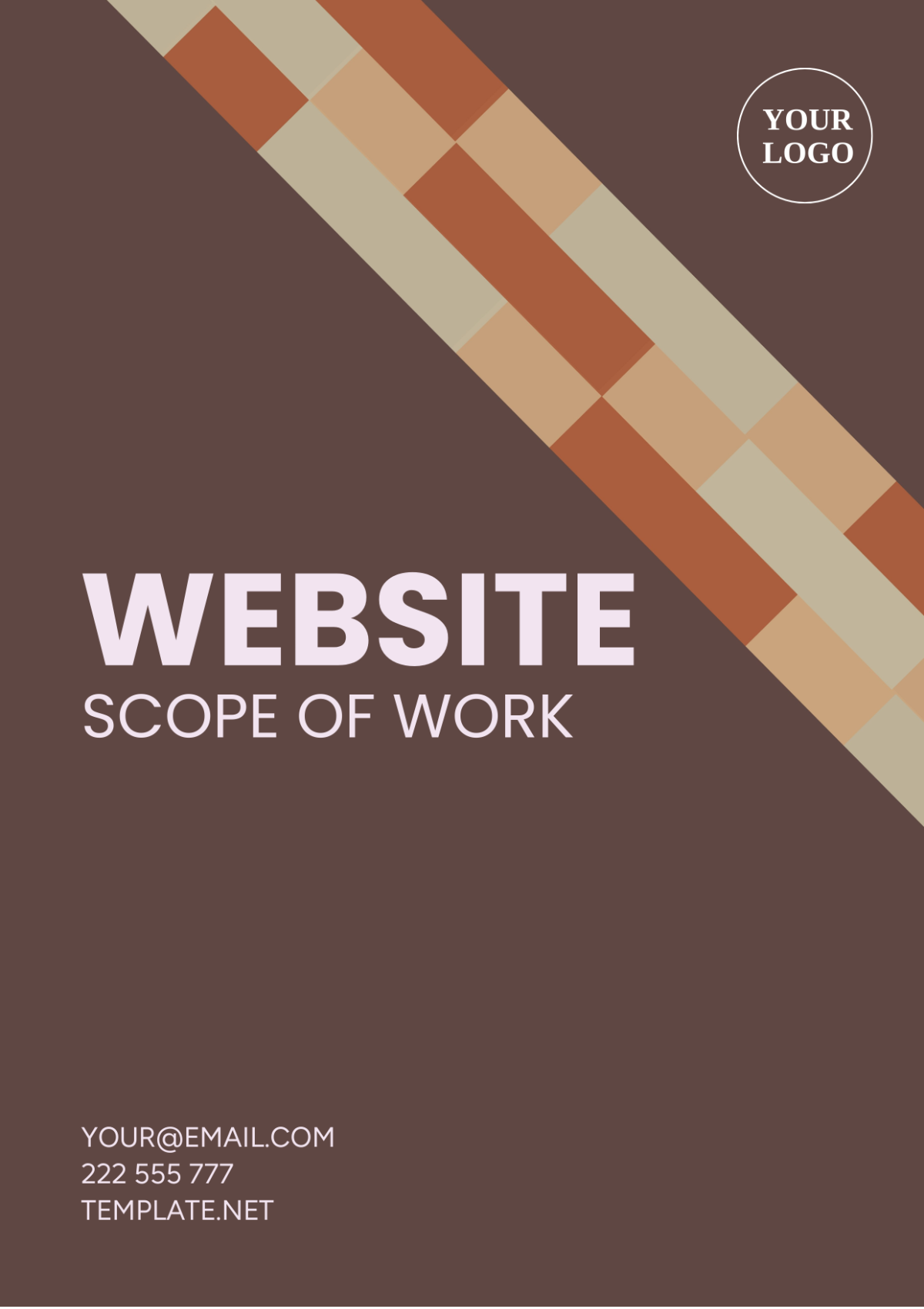 Website Scope Of Work Template
