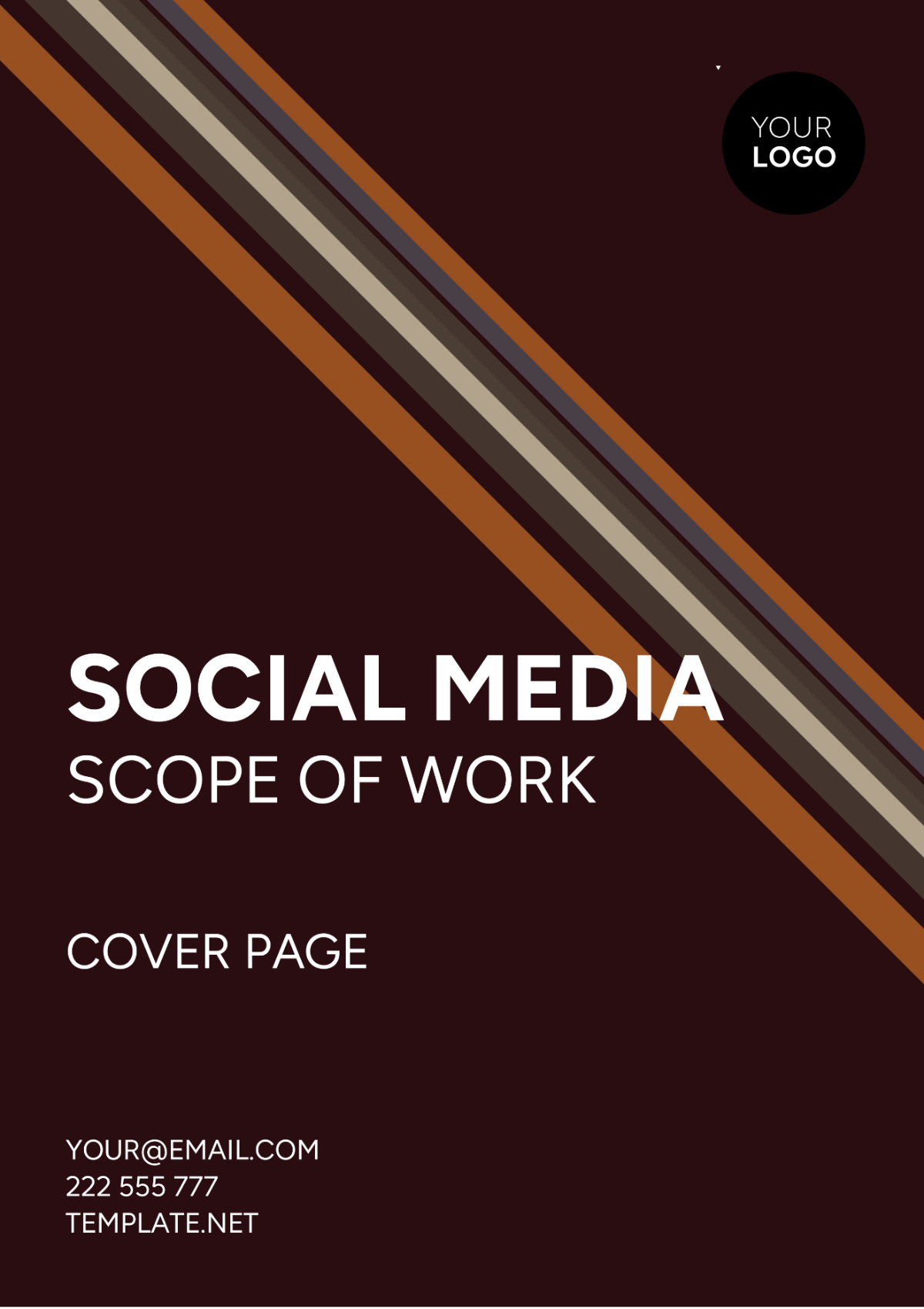 Social Media Scope Of Work Template