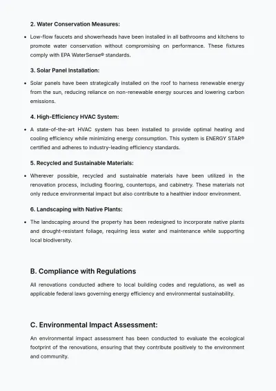 Free Real Estate Eco-Friendly Renovations Slip Template to Edit Online