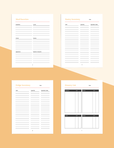 Free Blank Meal Planner Template to Edit Online Free Blank Meal Planner Template to Edit Online