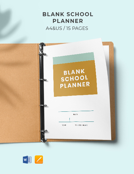 FREE Blank School Timetable Template - Word | Google Docs