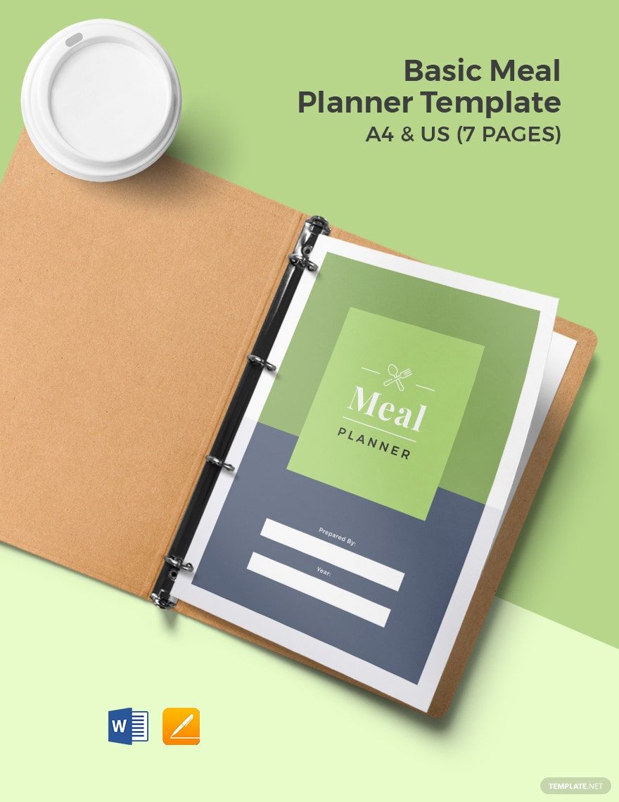 Basic Meal Planner Template