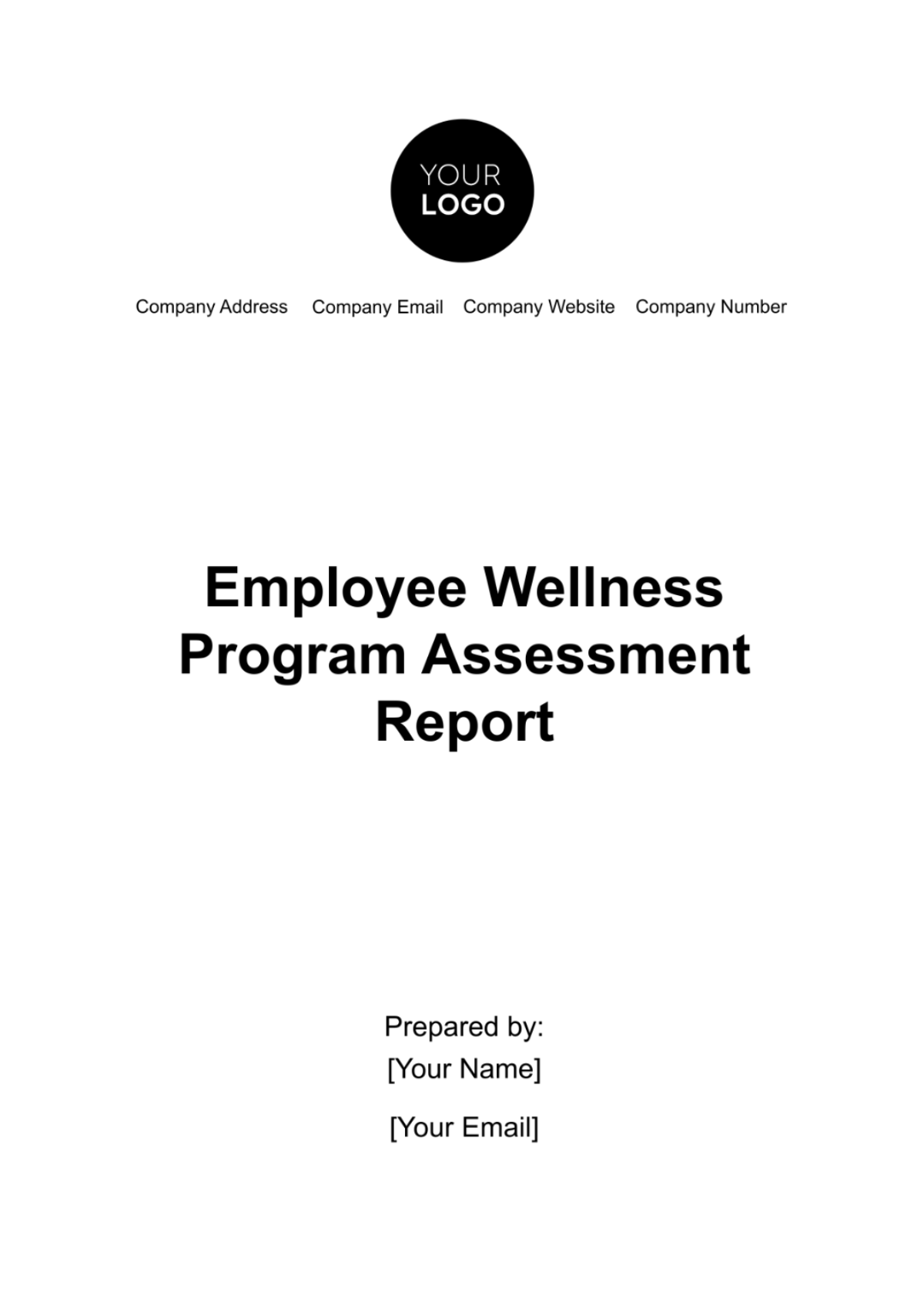 Employee Wellness Program Assessment Report Template - Edit Online & Download