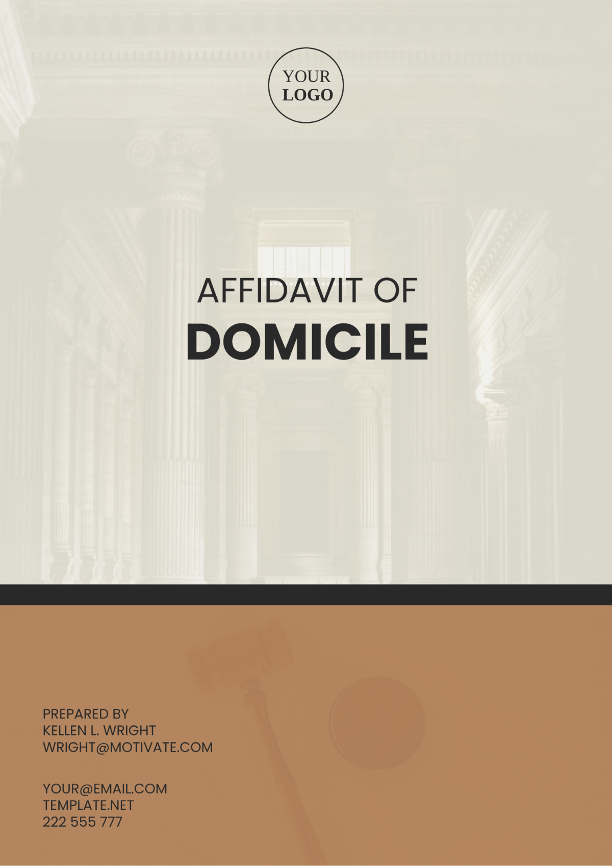 Free Utah Affidavit of Domicile Template to Edit Online