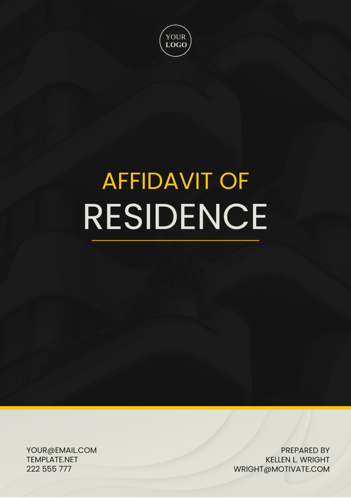 Colorado Affidavit of Residence Template - Edit Online & Download