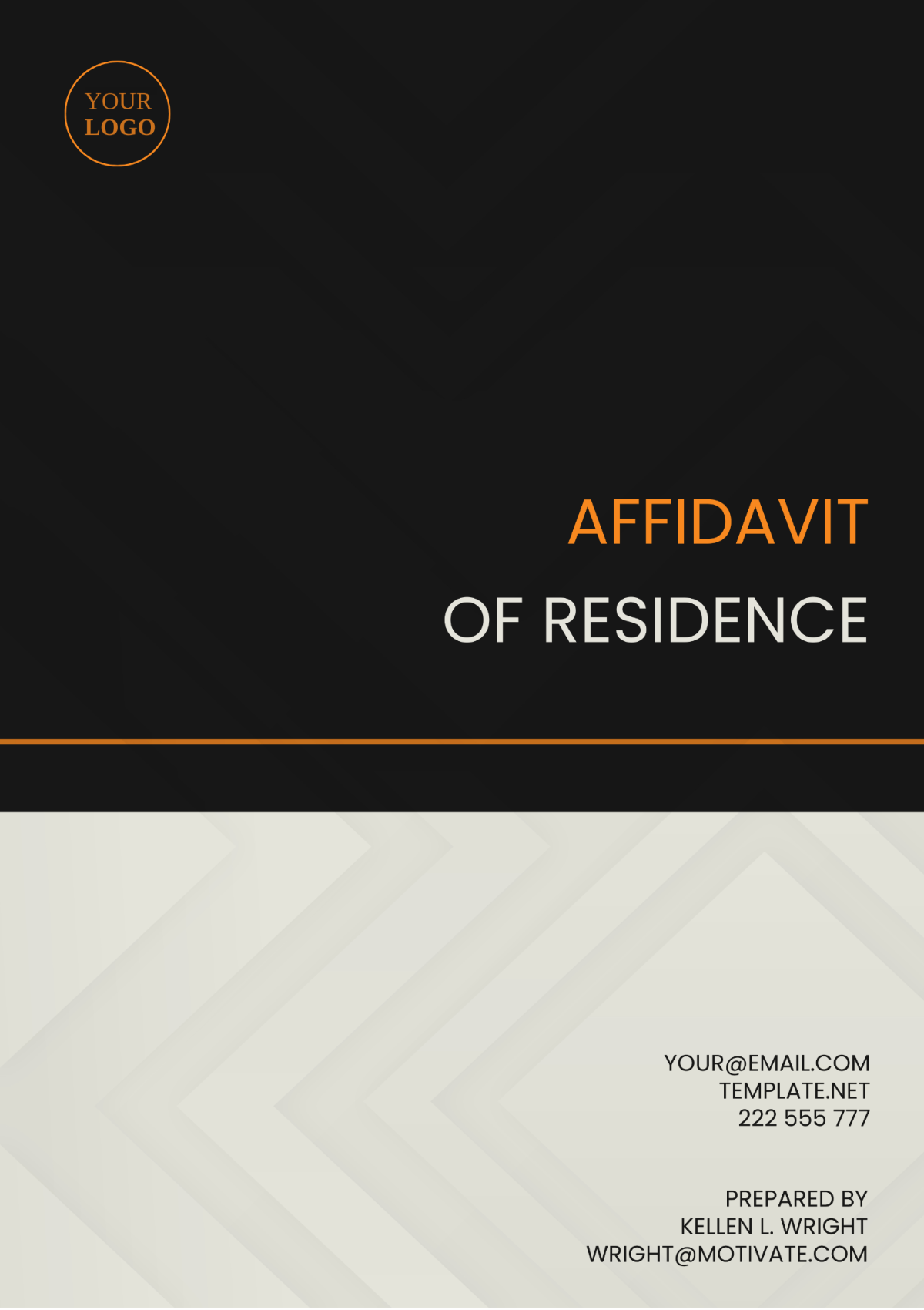 Florida Affidavit of Residence Template - Edit Online & Download