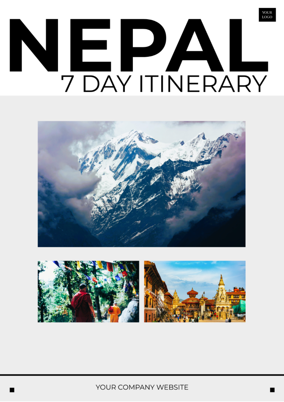 7 Day Nepal Itinerary Template