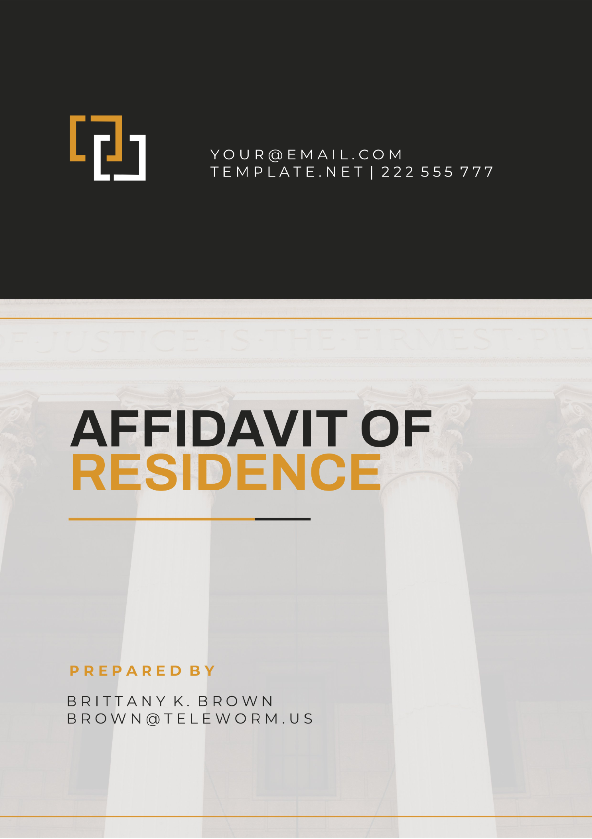 Illinois Affidavit of Residence Template - Edit Online & Download