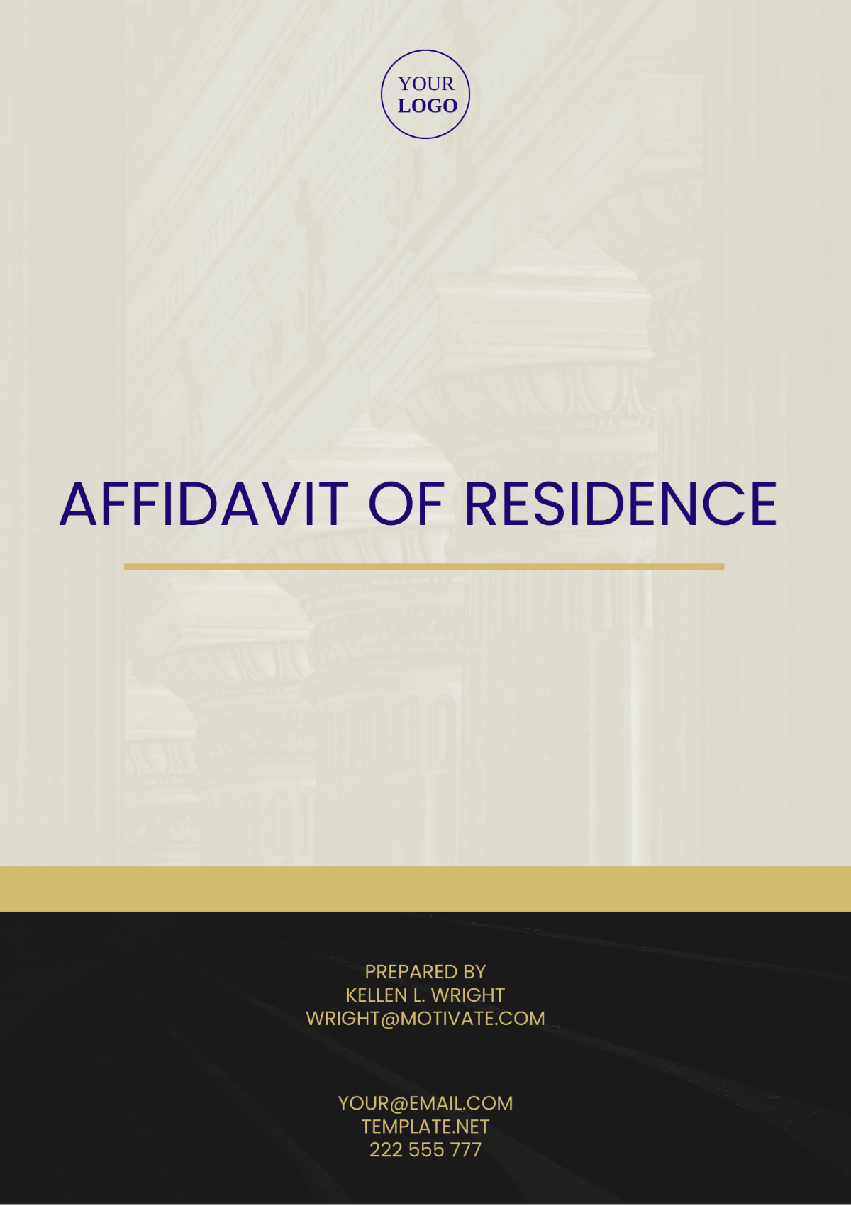 Kentucky Affidavit of Residence Template - Edit Online & Download