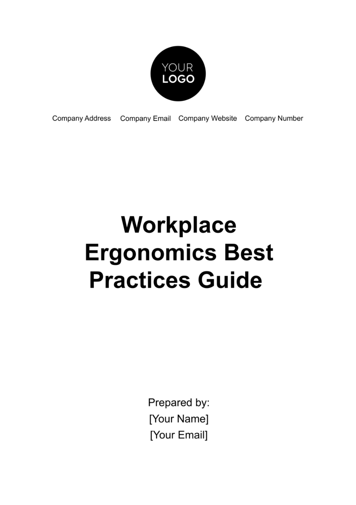 Free Workplace Ergonomics Best Practices Guide Template - Edit Online ...