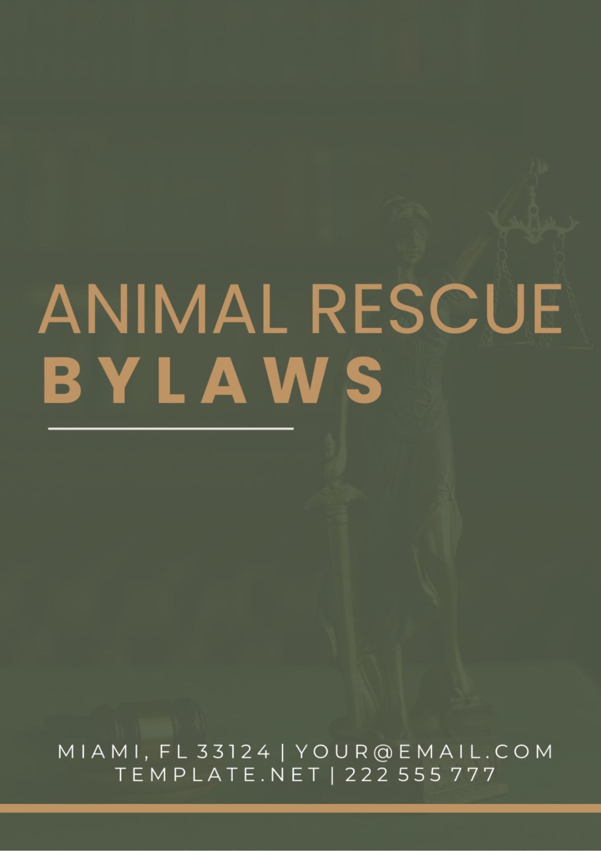 Animal Rescue Bylaws Template