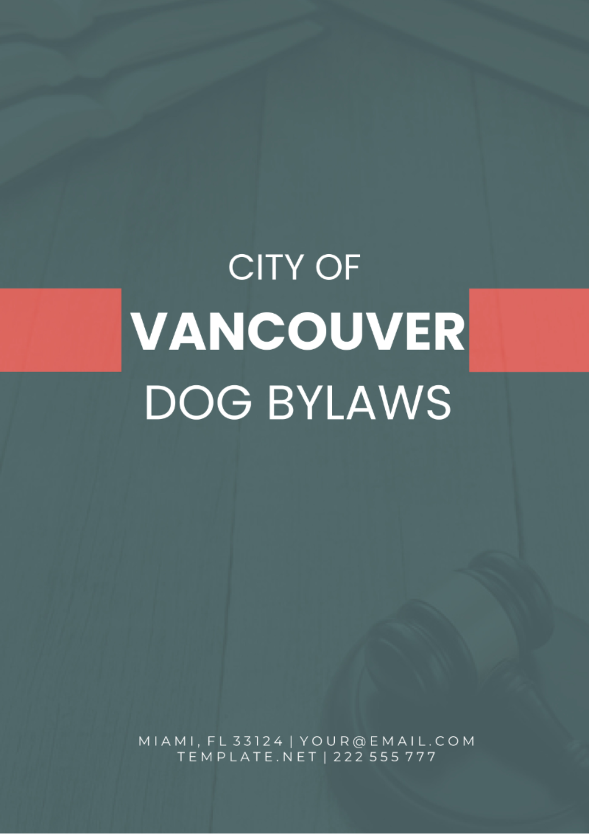 City Of Vancouver Dog Bylaws Template