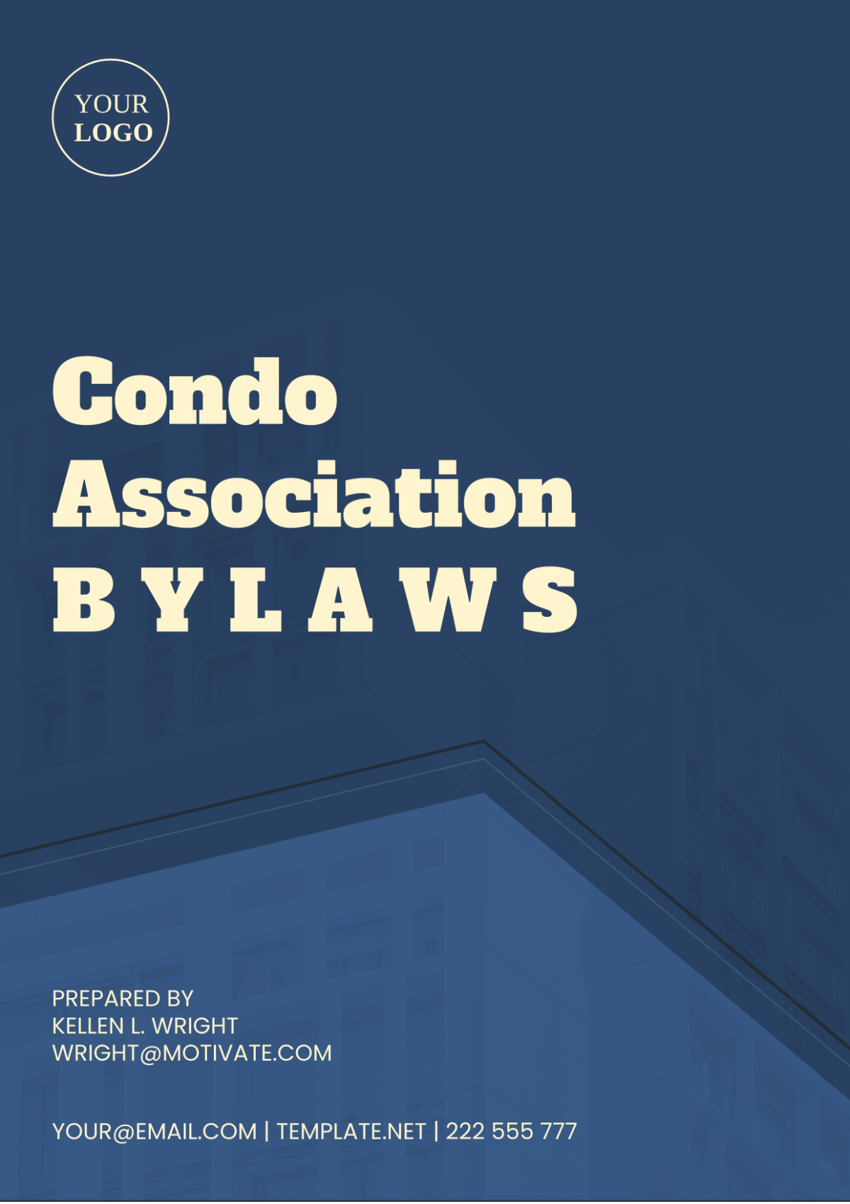 Condo Association Bylaws Template