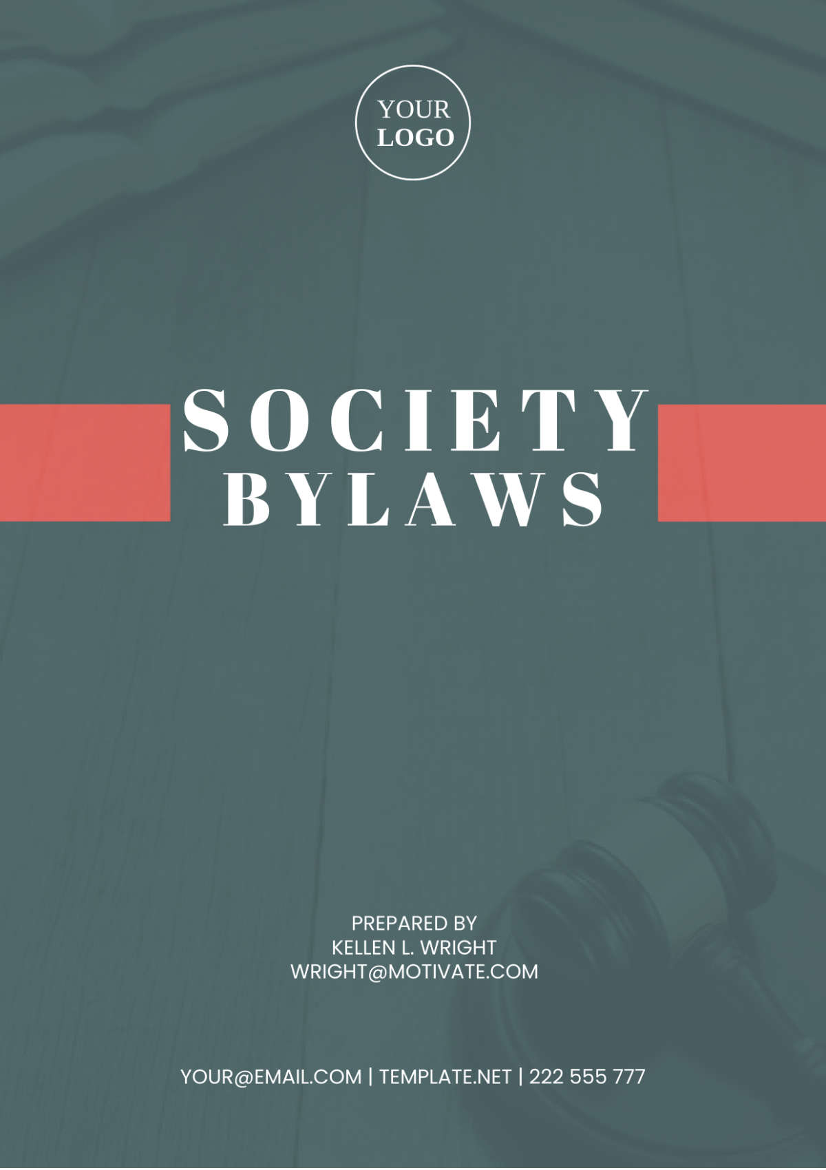 Society Bylaws Template