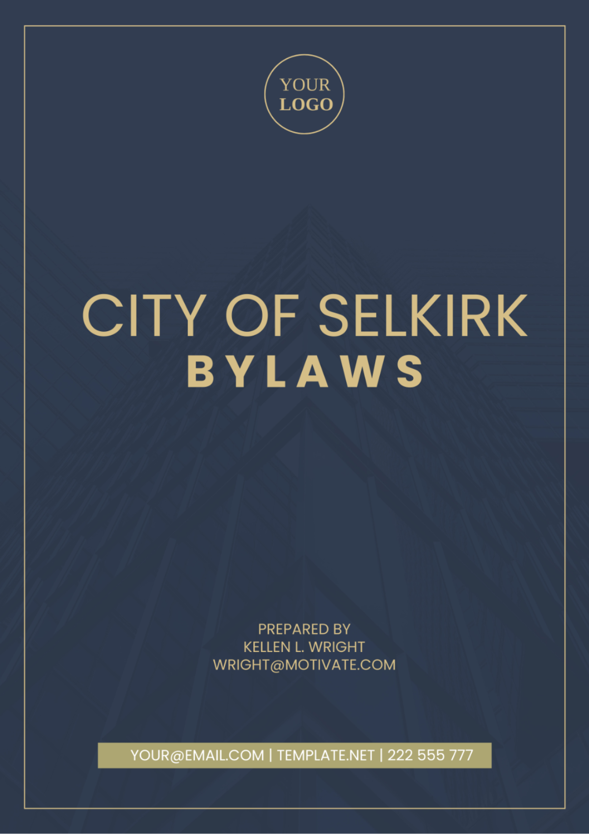 City Of Selkirk Bylaws Template