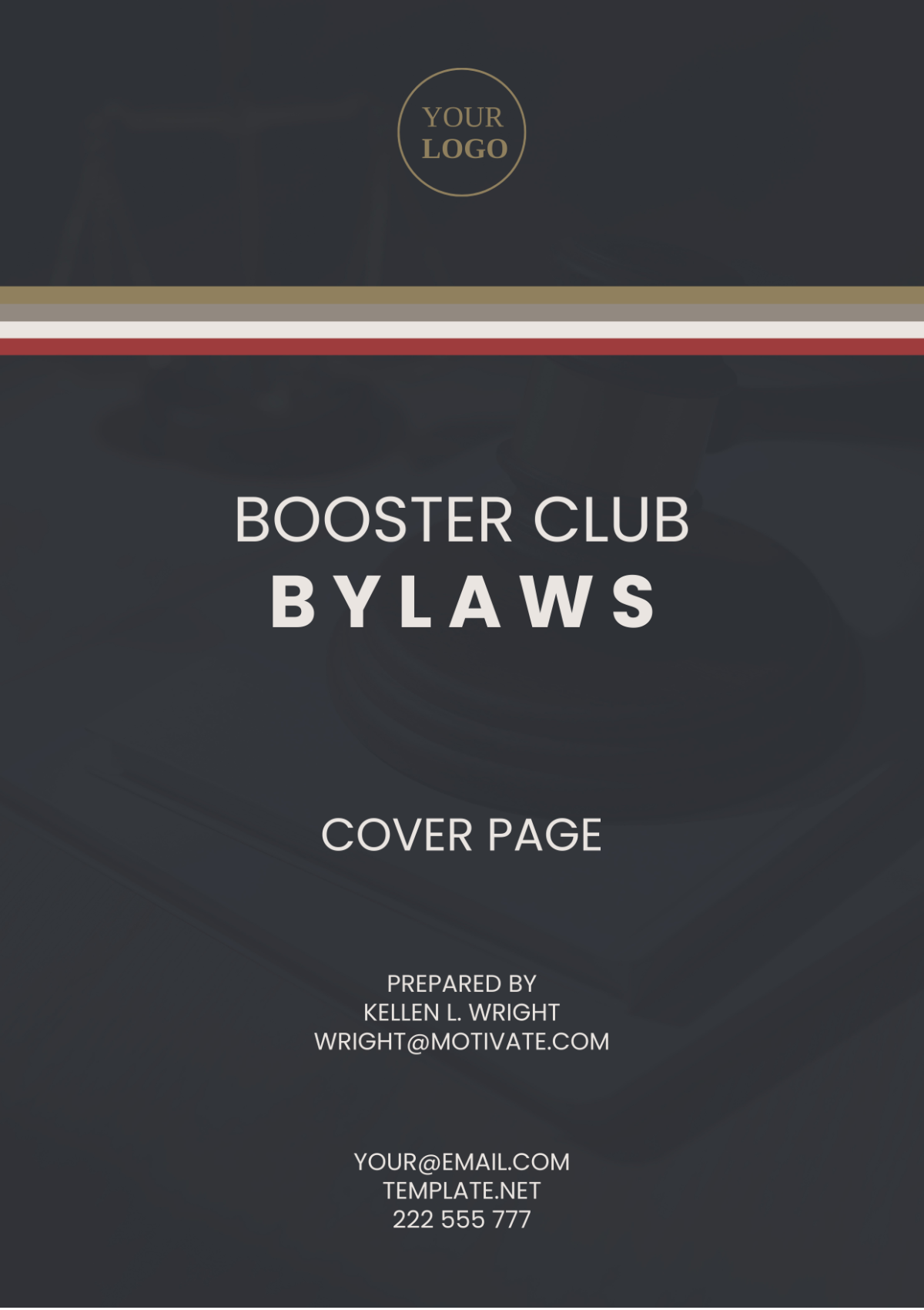 Booster Club Bylaws Template