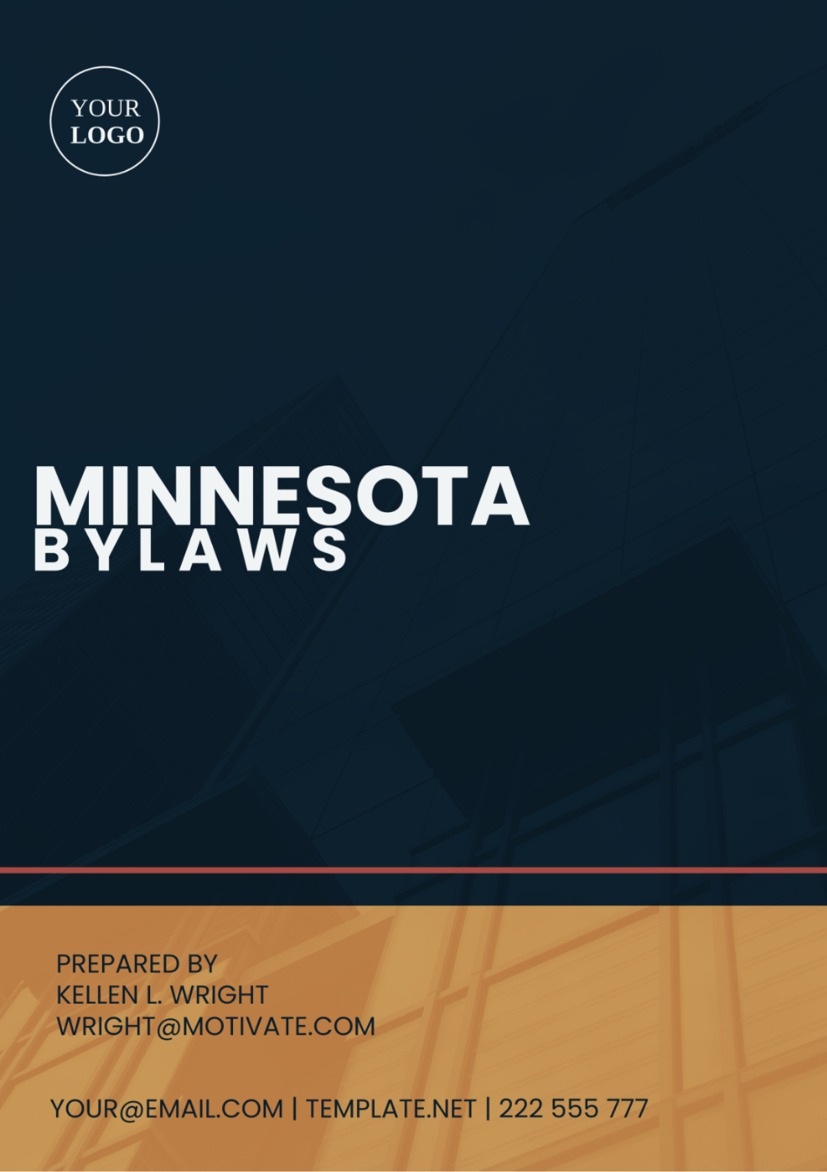 Minnesota Bylaws Template