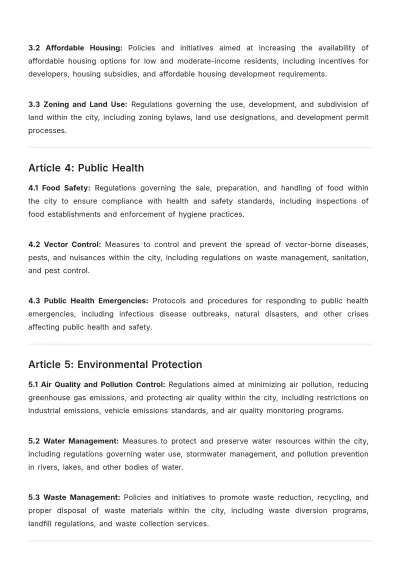 Free Toronto Bylaws Template to Edit Online