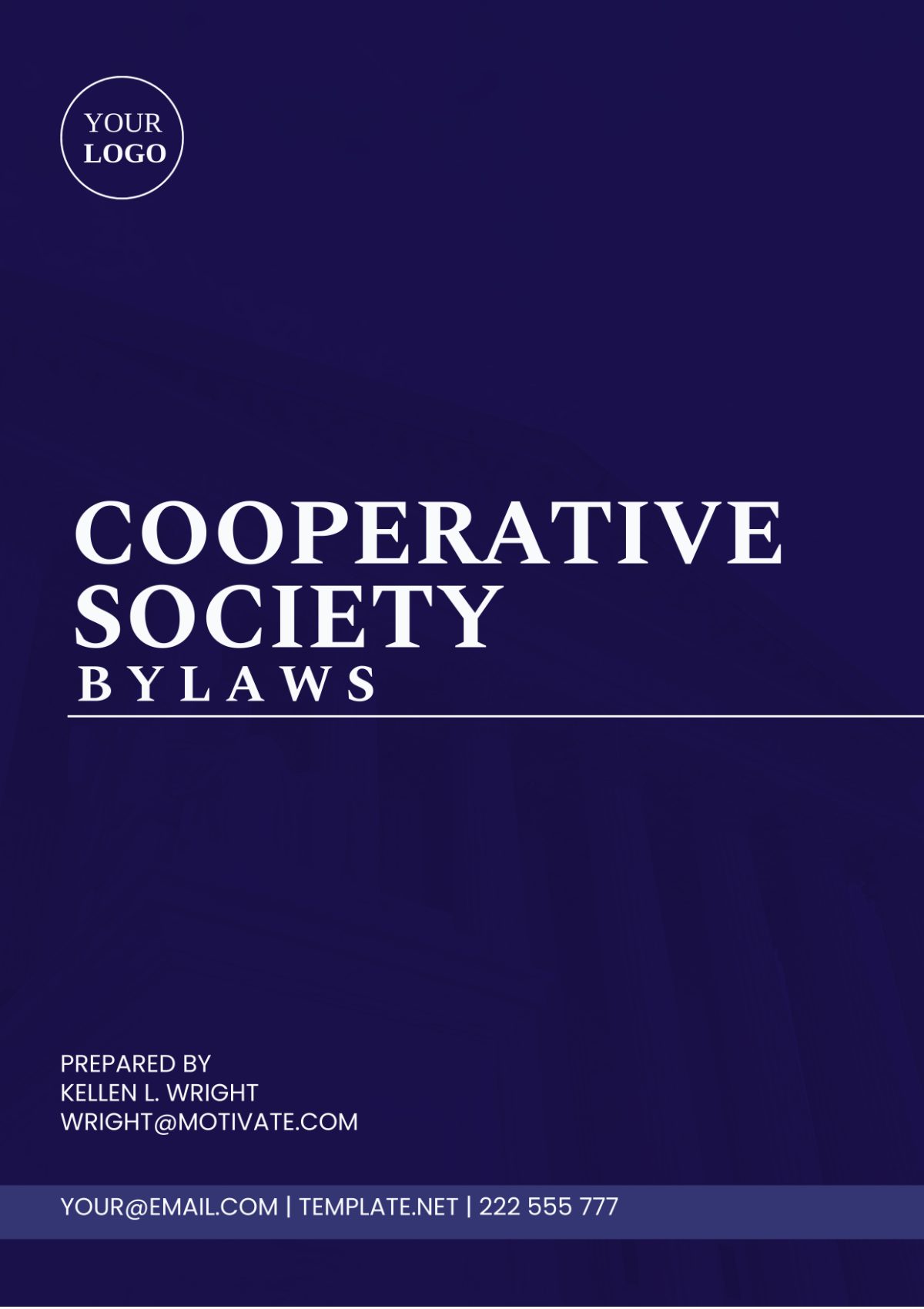 Cooperative Society Bylaws Template