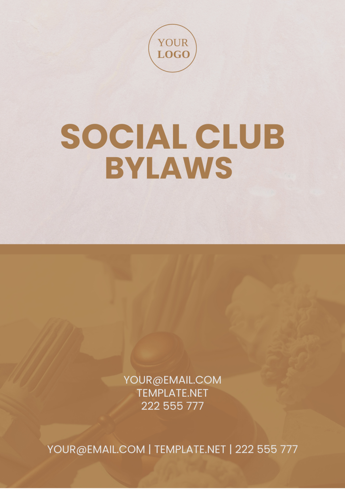Social Club Bylaws Template