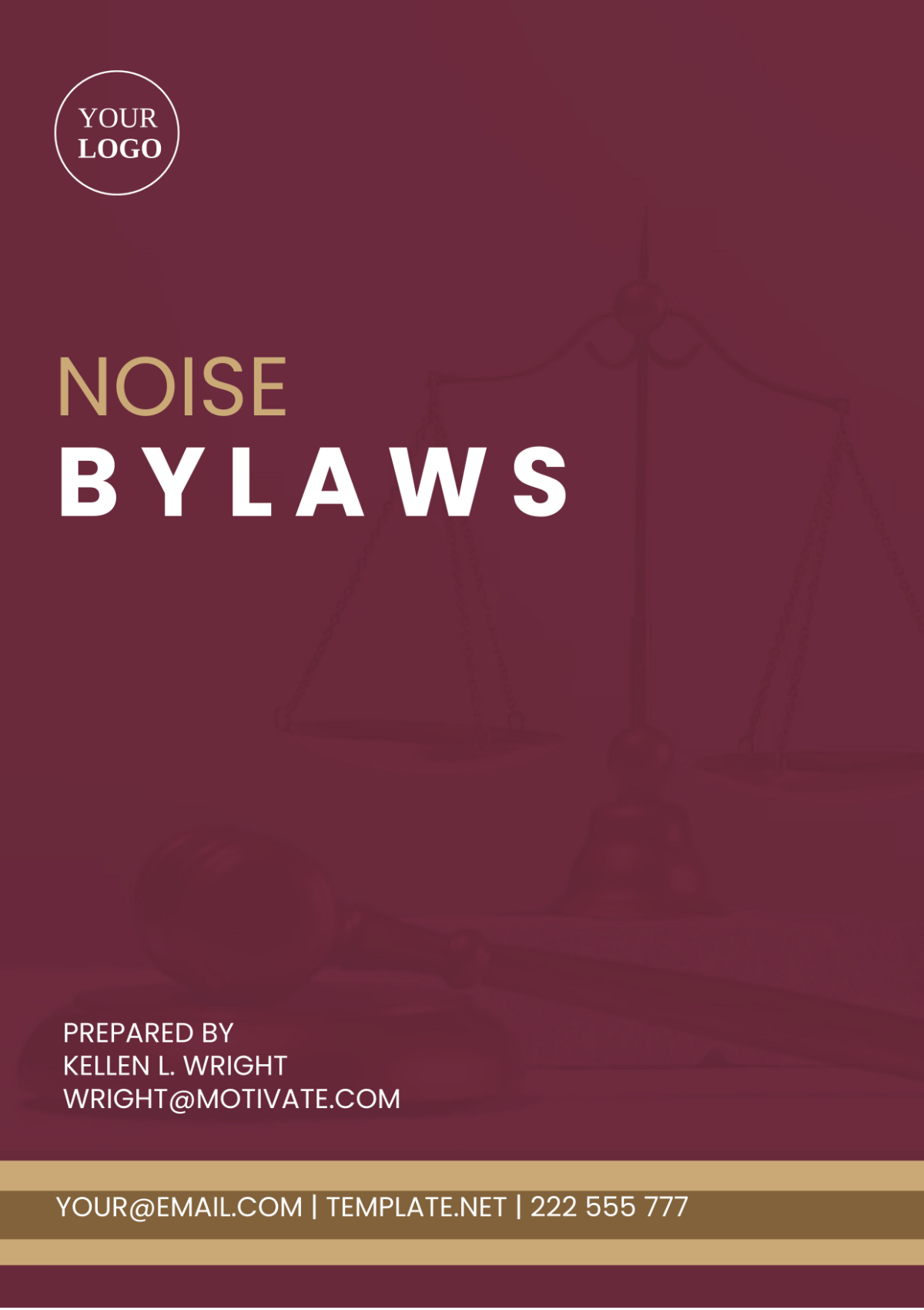 Noise Bylaws Template