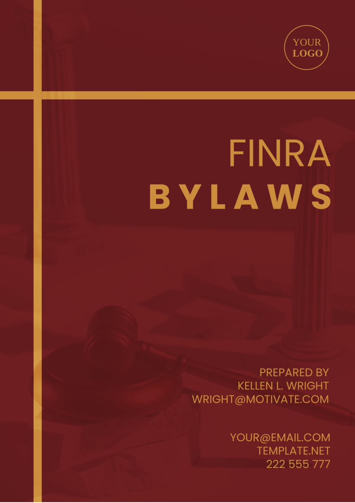 Finra Bylaws Template